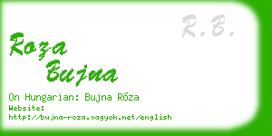 roza bujna business card